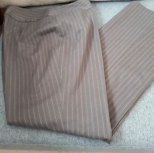 Tres You Grey Dress Pants with purple and pink  pin stripes